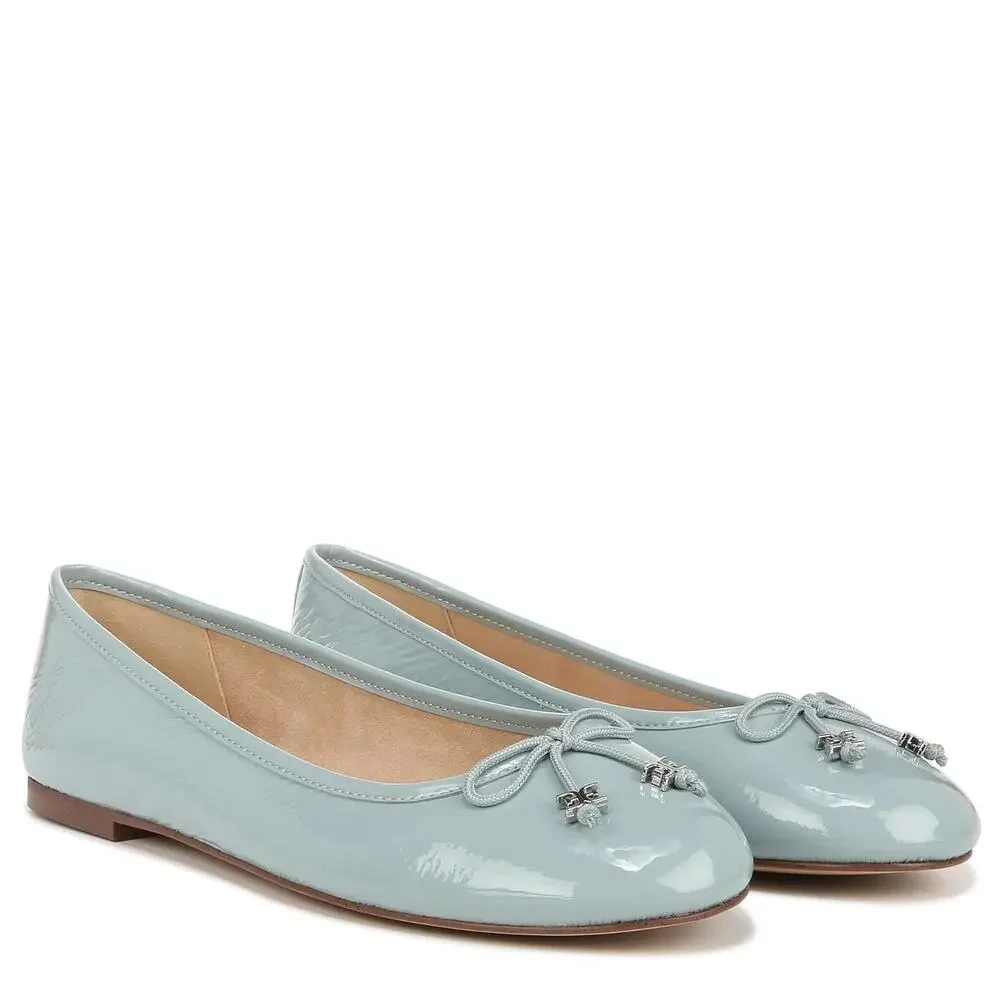 SAM EDELMAN FELICIA LUXE BALLET FLAT ROBIN EGG BLUE 6 MEDIUM